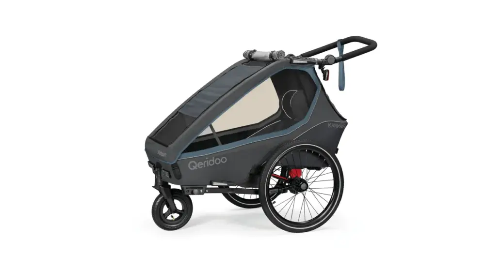 Vozík QERIDOO KidGoo1 - Steel Grey Doprava Zdarma
