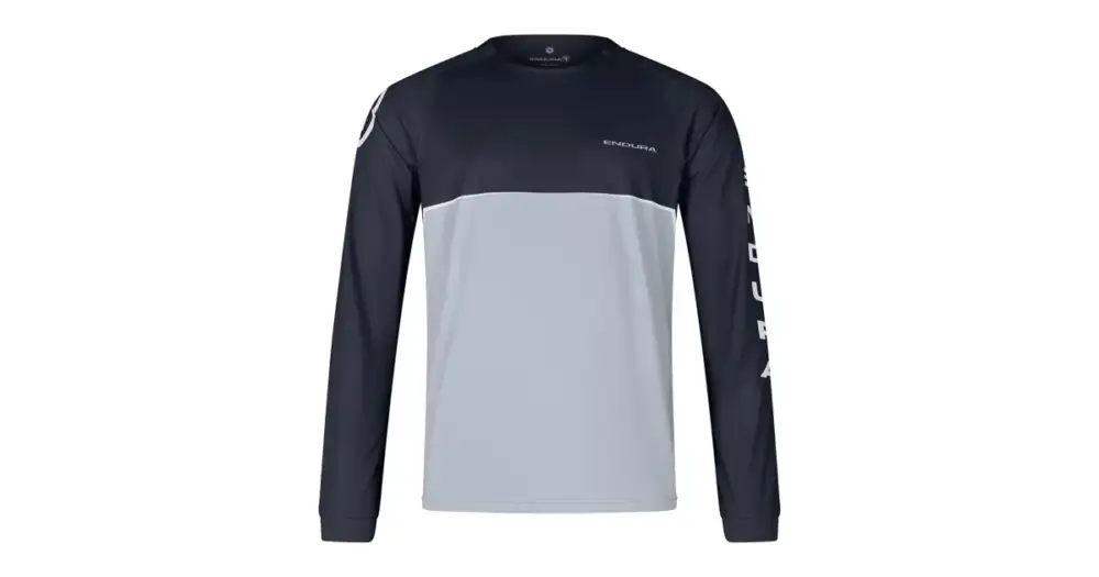Cenový Hit Endura dres s dlouhým rukávem Core Printed L/S Tee Černá