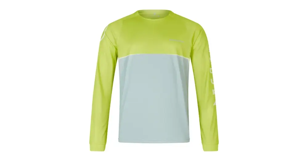 Nejprodávanější Endura dres s dlouhým rukávem Core Printed L/S Tee Lime Green