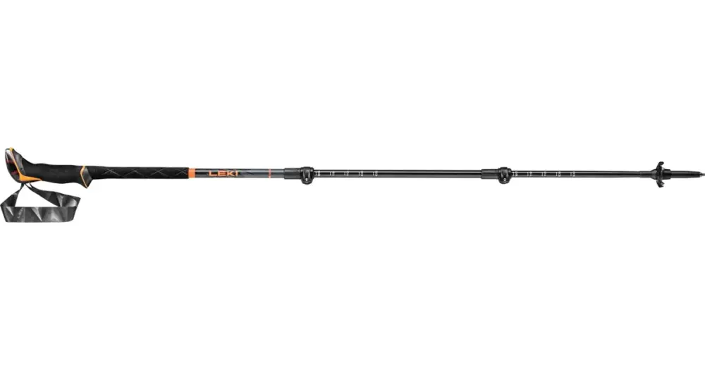 Leki Sherpa Lite, neonorange-black-denimblue - délka: 100 - 135cm Akce