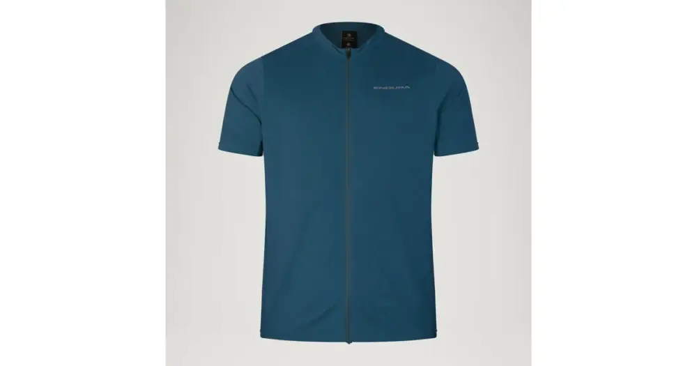 Endura dres s krátkým rukávem Loop Zipped Barra Blue Značkový
