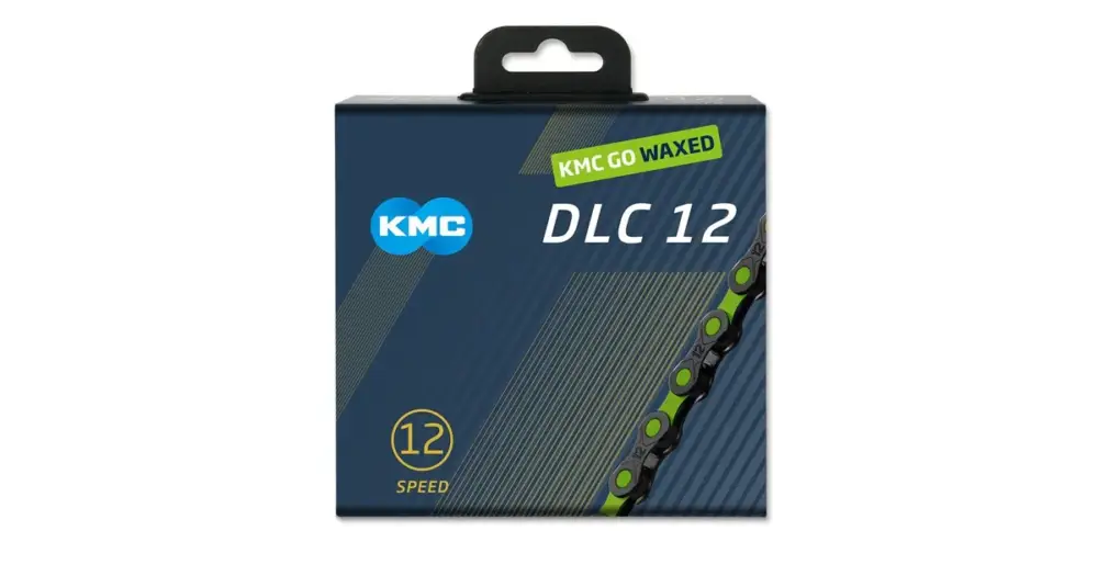 Kup Teď ŘETĚZ KMC DLC 12 ČERNO-ZELENÝ WAXED BOX