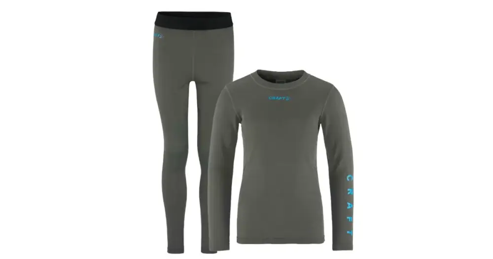 Set CRAFT CORE Warm Baselayer Junior Šedá Nejprodávanější