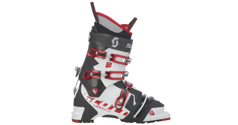 Lyžařská telemarková obuv SCOTT Voodoo White/Black Zlevněný