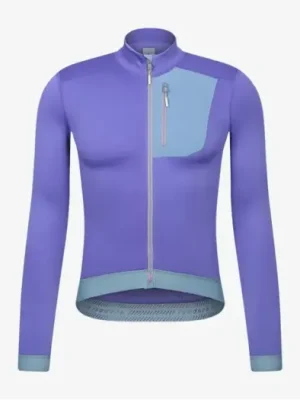 Dámský dres Isadore Alternative Eco Fleece s dlouhým rukávem tmavě fialová zelená - vel. M Časově Omezené