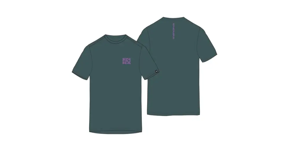 Endura Stacked Logo Graphic Tee Teal Poslední Šance