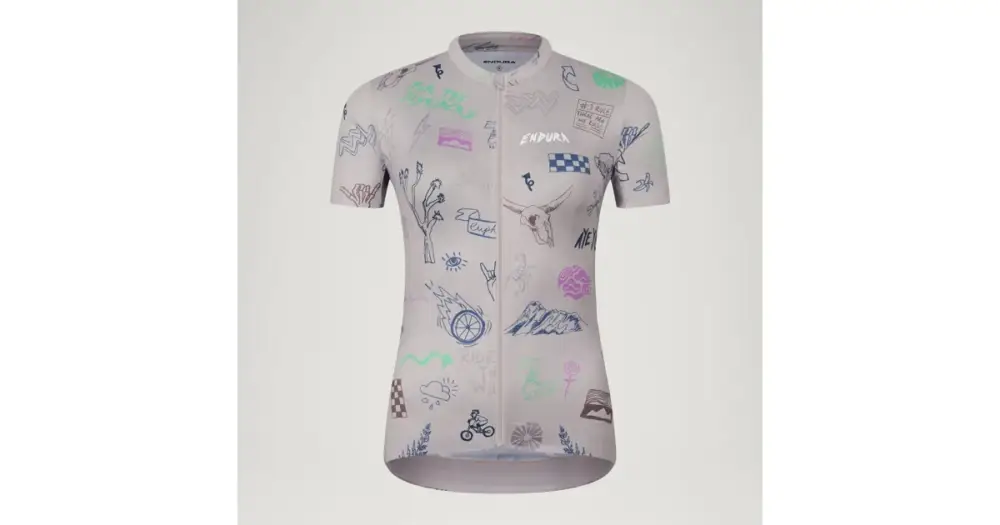 Endura dámský dres s krátkým rukávem Pro SL Print Titanium Sezónní Sleva