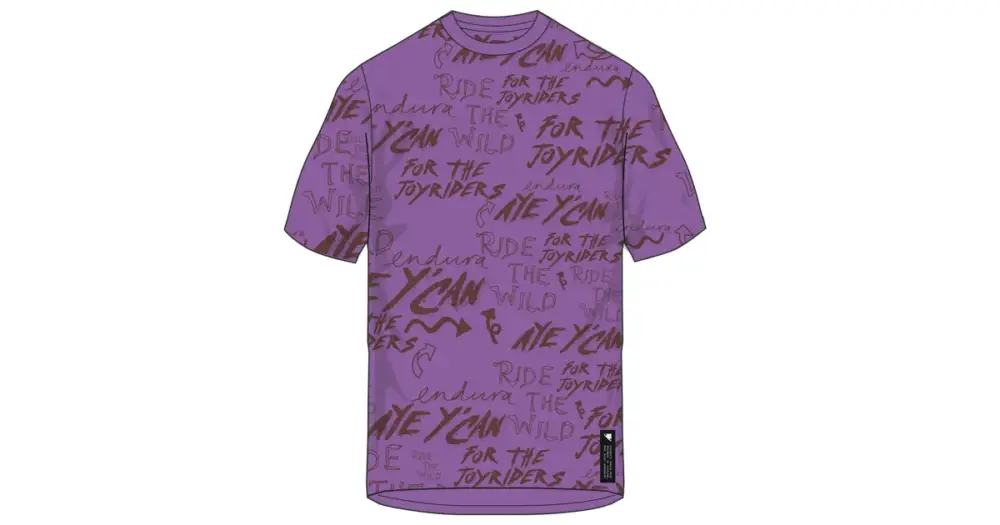 Endura dětský dres Singletrack Core Tee End Purple Must-Have