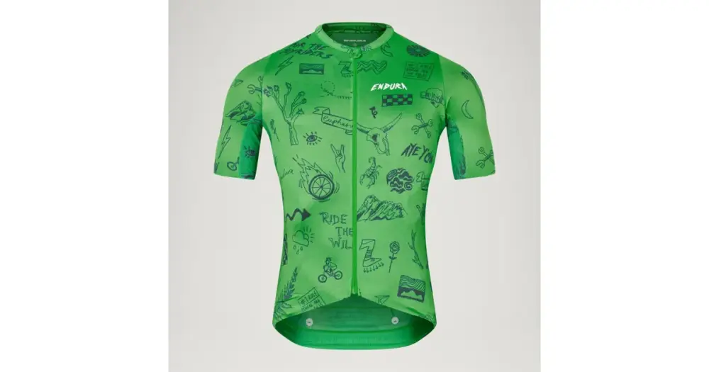 Endura dres s krátkým rukávem Pro SL Print Emerald Top Prodej