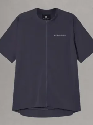 Značkový Endura dres s krátkým rukávem Loop Zipped Carbon Grey