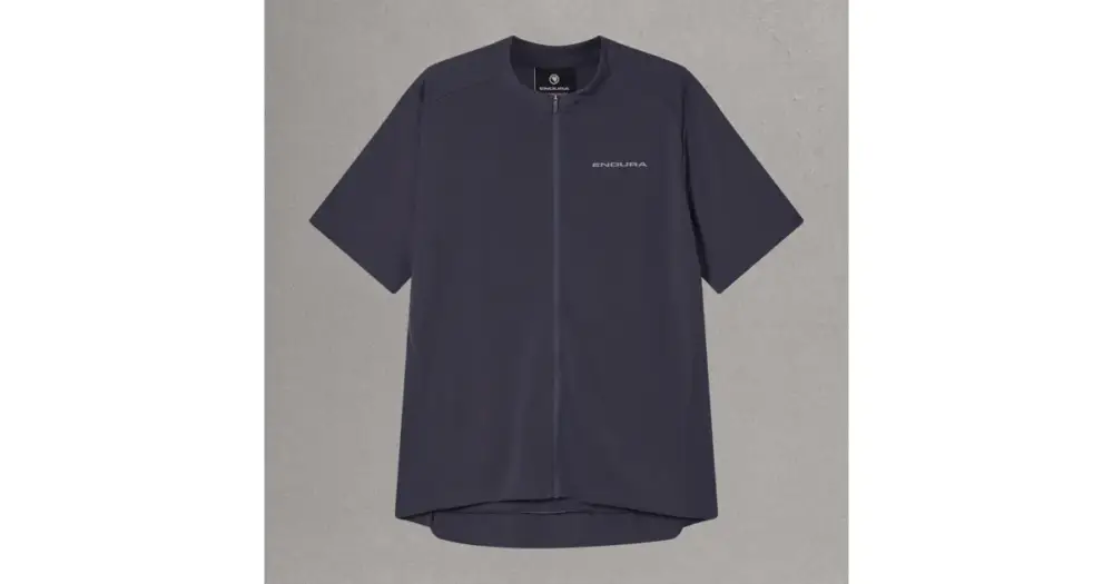 Značkový Endura dres s krátkým rukávem Loop Zipped Carbon Grey