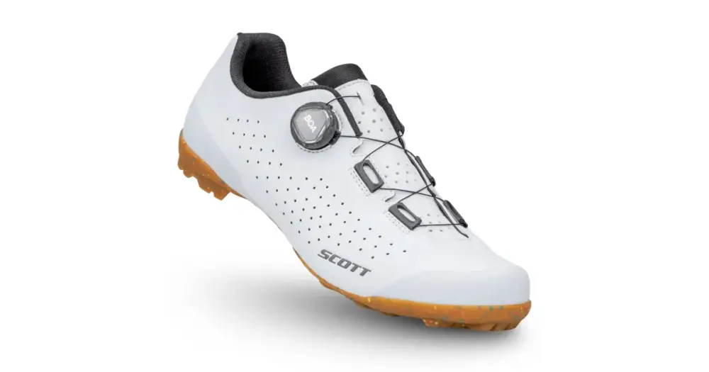 Cyklistická obuv SCOTT Gravel Pro White/Black Nízká Cena