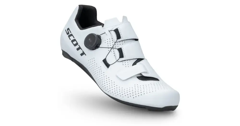 SCOTT W's Road Team Boa White/Black Dokud Zásoby Vydrží