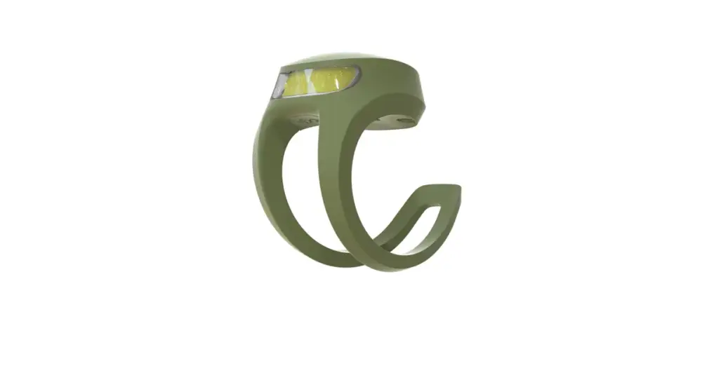 Zadní blikačka KNOG Frog V3 - Army Jacket Green Nová Kolekce