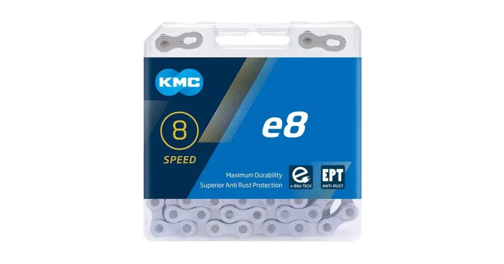 ŘETĚZ KMC E8 TURBO EPT NEREZNOUCÍ 122ČL.BOX Bezpečná Platba