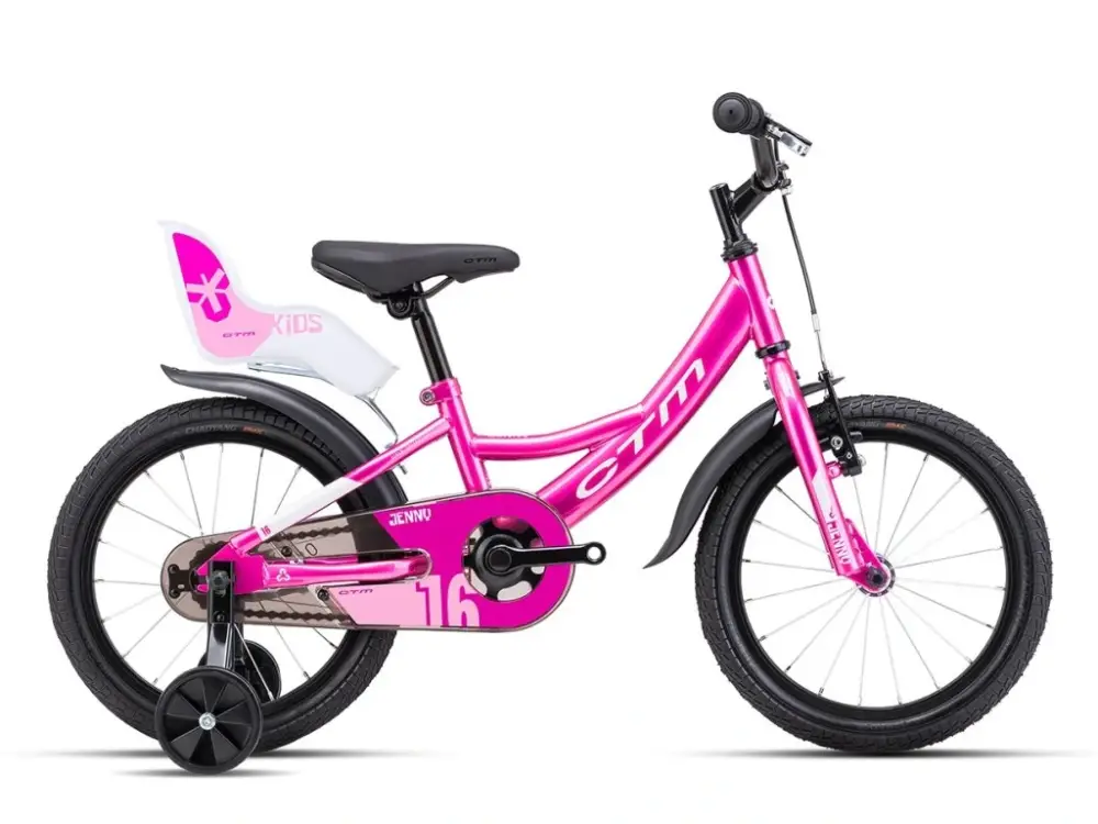 Dětské kolo CTM JENNY 16 20251 převod, V-brzdy, junior bike, včetně pedálů Akční Cena