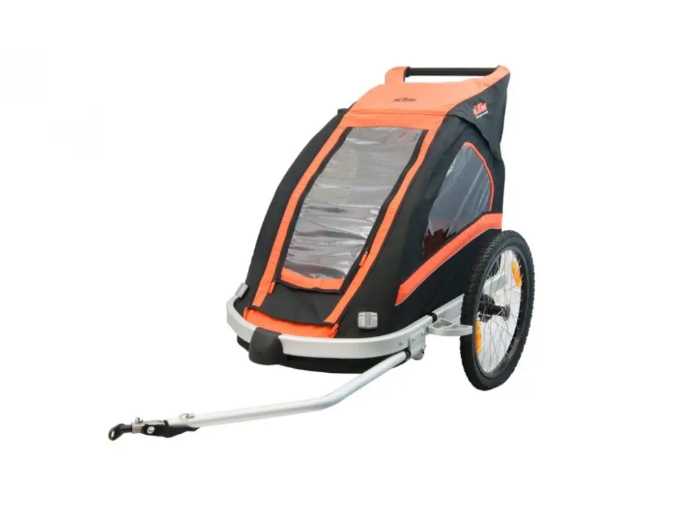 Hit Sezóny Dětský vozík za kolo KTM Trailer Carry More (Jogger Kit + 360°kolečko)2 děti