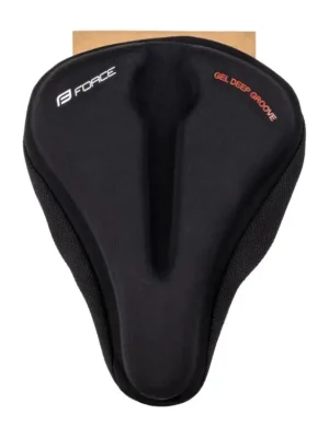 Výprodej Potah na sedlo FORCE GEL 290 x 215 mm s prolisem