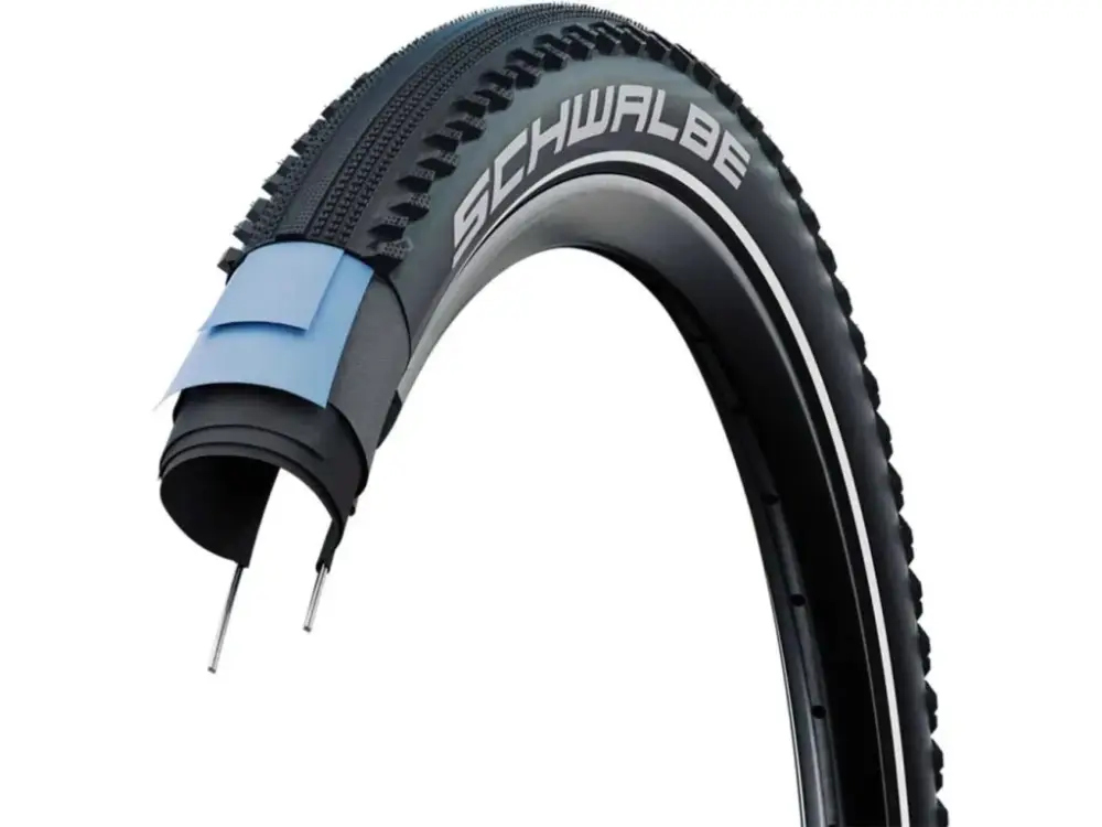 Plášť Schwalbe Hurricane 27.5x2.25 Addix RaceGuard reflexní pruh Ověřený