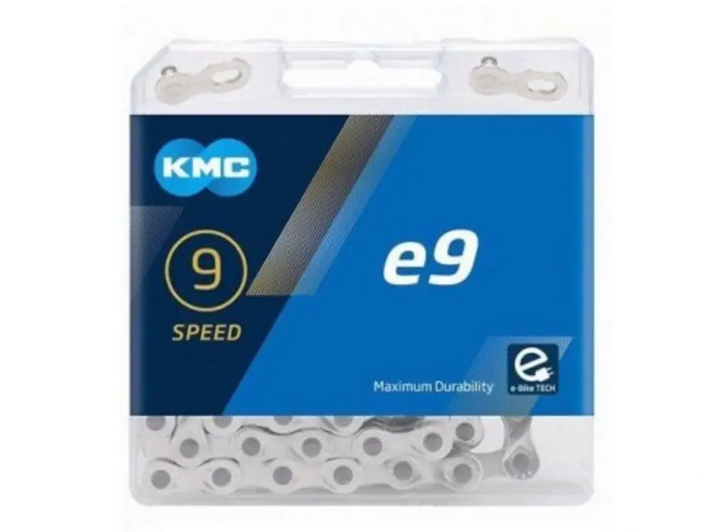 Nejprodávanější Řetěz pro elektrokola KMC e9 9 speed (122 článků)