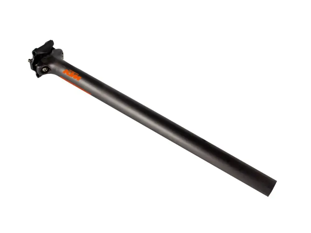 Sedlovka KTM Prime Carbon 27,2 mmCarbon | Flex Zero DU | 27,2 mm | 195 g | 400 mm | Glossy/Matt | 2026 Autentický