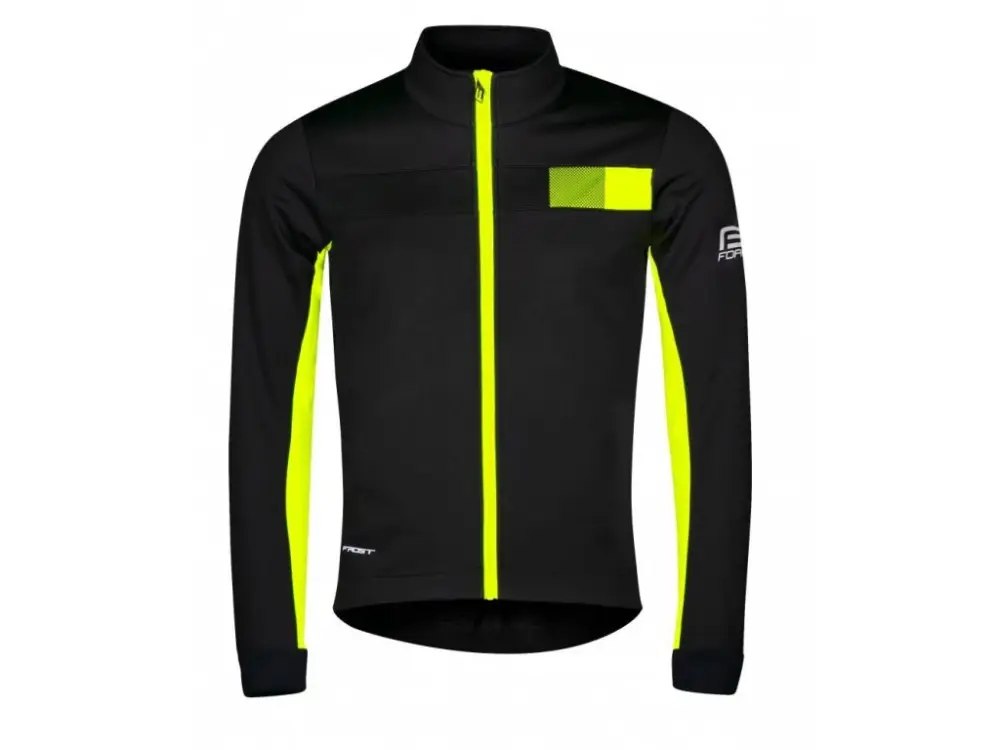 Rychlé Dodání Cyklistická bunda FORCE FROST softshell zimní