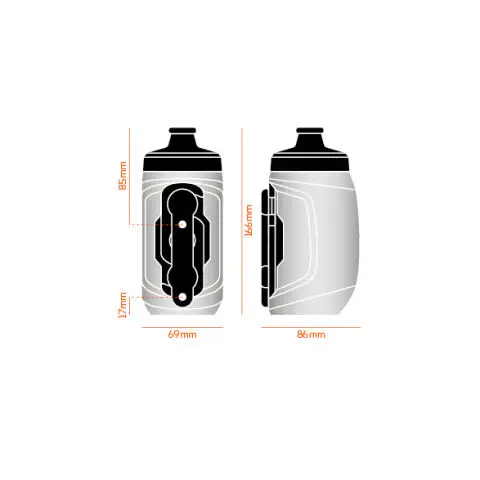 FIDLOCK láhev Twist Set 450ml + základna na rám Výprodej