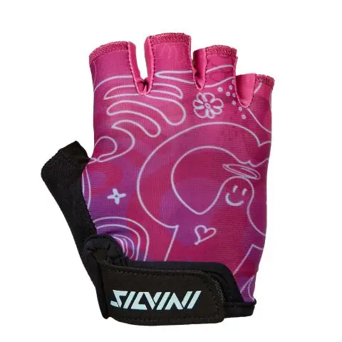 Silvini rukavice Punta CA1438 Black Fuchsia Výprodej
