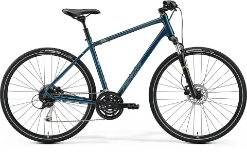 MERIDA CROSSWAY 100 Teal-Blue(Silver-Blue/Lime) 2023 Novinka