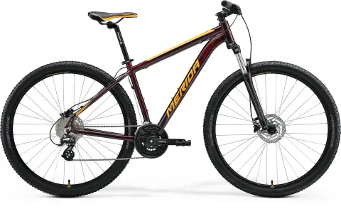 Nová Kolekce MERIDA BIG.NINE 15 Burgundy Red(Orange) 2022