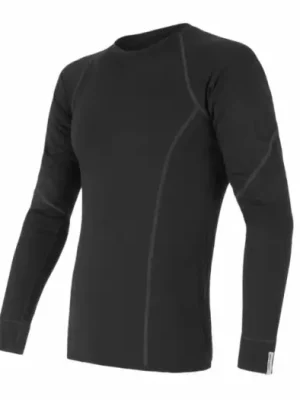 SENSOR - triko MERINO ACTIVE černá S Vrácení Zdarma