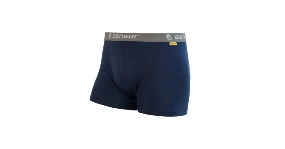 SENSOR - trenky MERINO DF tmavě modrá XL Doprava Zdarma