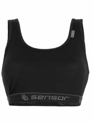 Vysoce Kvalitní SENSOR - podprsenka MERINO ACTIVE černá XL