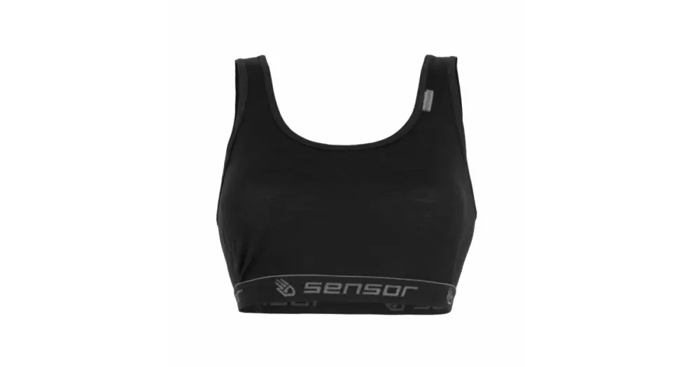 Vysoce Kvalitní SENSOR - podprsenka MERINO ACTIVE černá XL