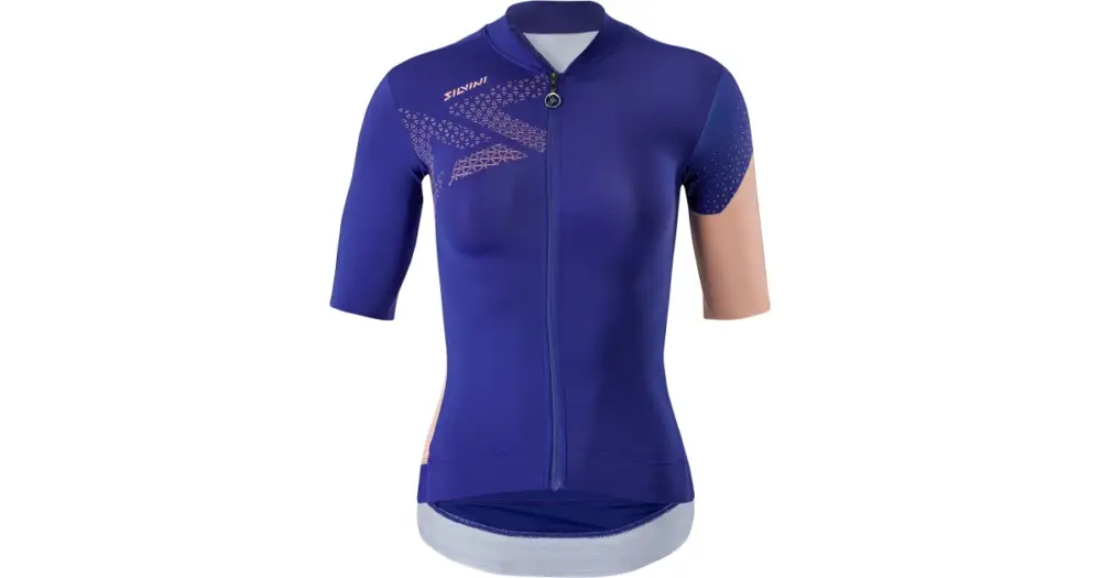 Sezónní Sleva SILVINI - cyklo dres ROSALIA navy-coral