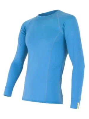 SENSOR - pánské triko dl.rukáv MERINO ACTIVE modrá S Víkendová Akce