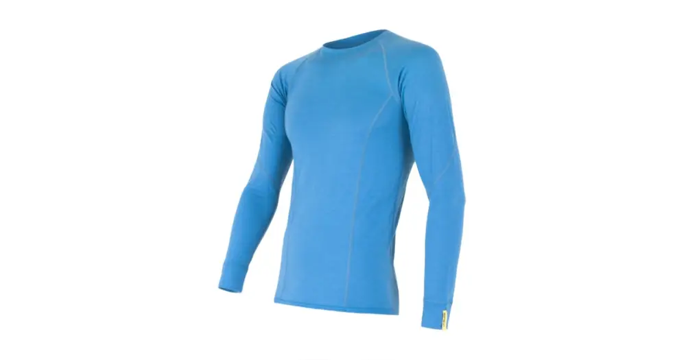 SENSOR - pánské triko dl.rukáv MERINO ACTIVE modrá XXL Dokud Zásoby Vydrží