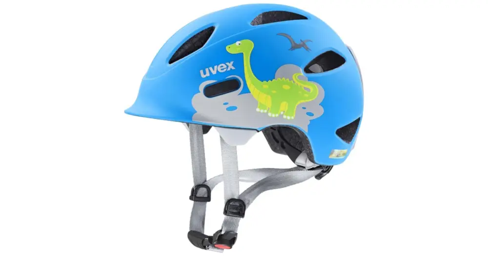 Vysoce Kvalitní UVEX - dětská helma Oyo Style Dino modrá 50-54 cm