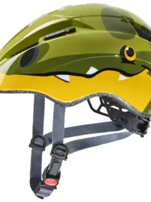 Výprodej UVEX - dětská helma KID 2 Dino zelená 46-52 cm