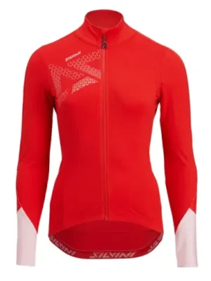 Bezpečná Platba SILVINI - dámský zimní dres Calvana červená/bílá XL
