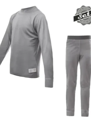 Akce SENSOR - set triko + spodky MERINO ACTIVE šedá 140