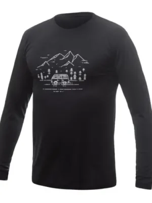 Top Prodej SENSOR - triko SENSOR MERINO ACTIVE PT VAN LIFE černá
