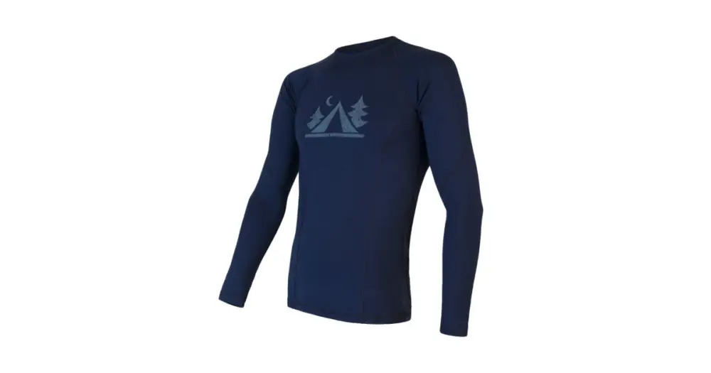Finální Výprodej SENSOR - triko MERINO DF CAMP tmavě modrá XXL