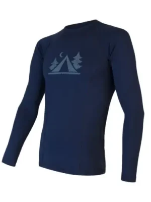 Vrácení Zdarma SENSOR - triko MERINO DF CAMP tmavě modrá