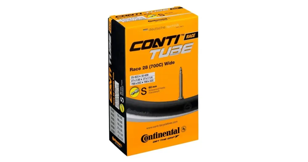 Nejlepší Cena CONTINENTAL - duše Race 28" 25/32C Wide FV (galuskový) 60mm