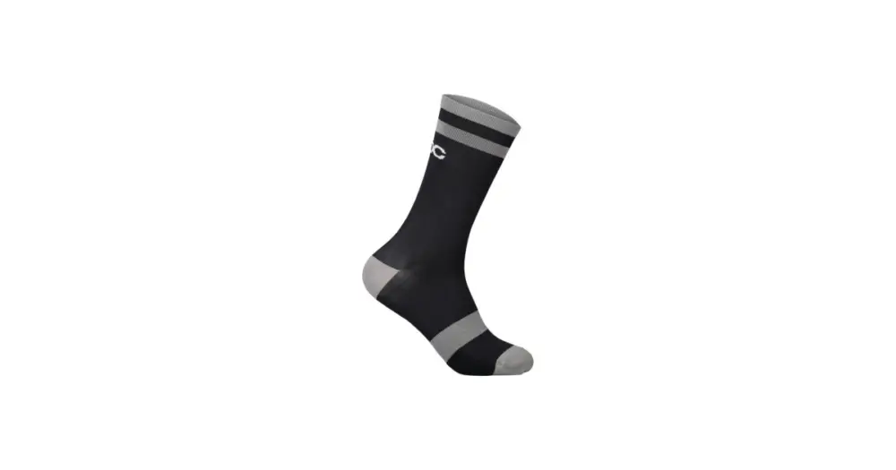 POC - ponožky Lure MTB Sock Long Uranium Black/Granite Grey M Akční Cena