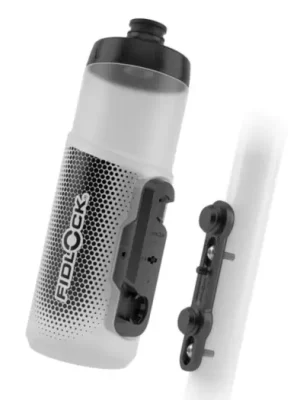 Výprodej FIDLOCK - set láhve s držákem BOTTLE TWIST průhledná bílá 600 ml