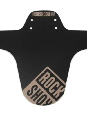 Značkový ROCK SHOX - blatník přední MTB černý s Tan Putty potiskem