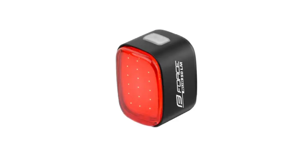 Autentický FORCE - zadní blikačka NUB 50 LM, 24 LED, USB