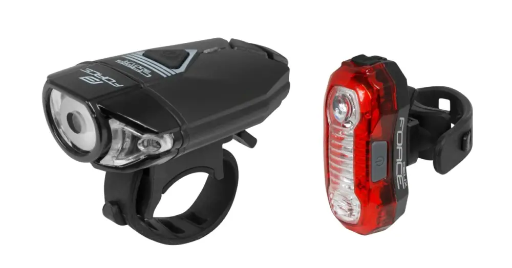 Vrácení Zdarma FORCE - sada světel EXPRESS USB přední+zadní